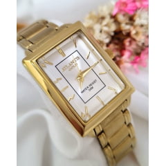 Relógio Quadrado Feminino Atlantis Gold W3491