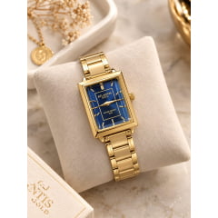 Relógio Quadrado Feminino Atlantis Gold W34913