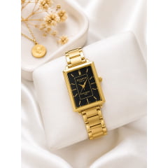 Relógio Quadrado Feminino Atlantis Gold W34914