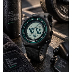 Reógio Atlantis Masculino Esportivo G8033P Reógio Atlantis Masculino Esportivo G8033P