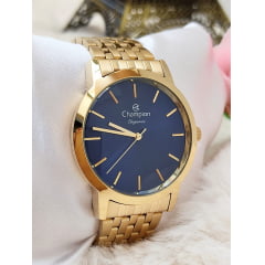 Relógio Feminino Dourado Champion CN27732A