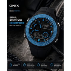 Relógio Masculino Digital Onix OX70034 Relógio Masculino Digital Onix OX70034