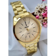 Relógio Feminino Dourado Pointer D119L3
