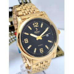 Relógio Masculino Dourado Pointer D150G