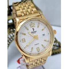 Relógio Masculino Dourado Pointer D150G1
