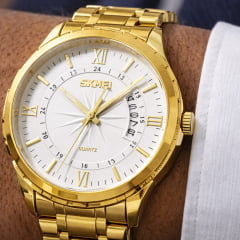 Relógio Masculino SKMEI Banhado a Ouro 9069D - Cópia (1) Relógio Masculino SKMEI Banhado a Ouro 9069D - Cópia (1)
