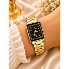 Relógio Feminino Dourado 2566