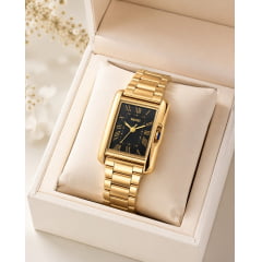 Relógio Feminino Dourado SKMEI 1284 Relógio Feminino Dourado SKMEI 1284