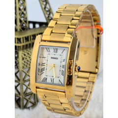 Relógio Feminino Dourado SKMEI 1284B Relógio Feminino Dourado SKMEI 1284B