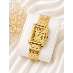 Relógio Feminino Dourado SKMEI 1284D Relógio Feminino Dourado SKMEI 1284D