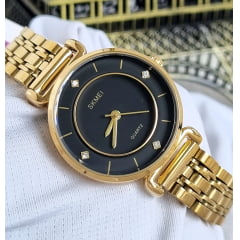 Relógio Feminino Dourado SKMEI 13301