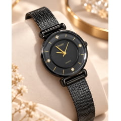 Relógio Feminino Dourado SKMEI 1330P