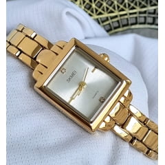 Relógio Feminino Dourado SKMEI 14072 Relógio Feminino Dourado SKMEI 14072