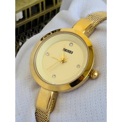 Relógio Feminino Dourado SKMEI 1790