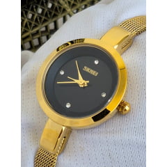 Relógio Feminino Dourado SKMEI 1790P Relógio Feminino Dourado SKMEI 1790P