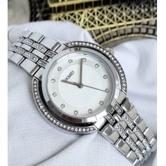 Relógio Feminino Dourado SKMEI 1979 Prata Relógio Feminino Dourado SKMEI 1979 Prata