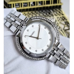 Relógio Feminino Dourado SKMEI 1979 Prata Relógio Feminino Dourado SKMEI 1979 Prata