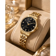 Relógio Feminino Dourado SKMEI 2006P
