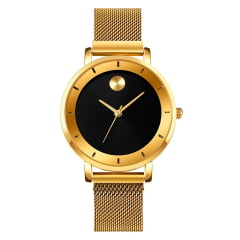 Relógio Feminino Dourado SKMEI SK40033