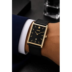Relógio Masculino Couro Skmei 9256