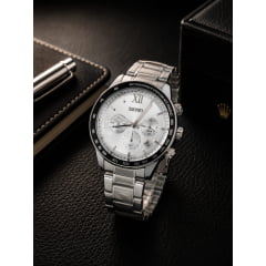 Relógio Masculino Cronógrafo Prata 9096 Prata