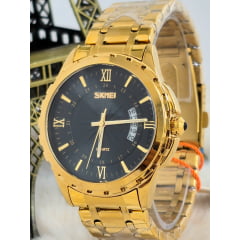 Relógio Masculino SKMEI Banhado a Ouro 9069P