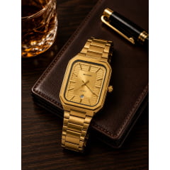 Relógio Masculino Skmei Dourado 9373