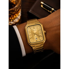Relógio Masculino Skmei Dourado 9373