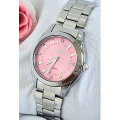 Relógio Skmei Dourado 1620 Prata