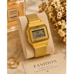 Relógio Unissex Digital SKMEI Dourado SK40009