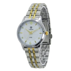 Kit Relógio + Semijoia Feminino Tuguir Misto TG35126