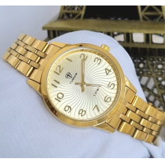 Relógio Feminino Dourado Tuguir TG30435