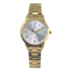 Relógio Feminino Dourado Tuguir TG35098