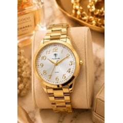 Relógio Feminino Dourado Tuguir TG35098