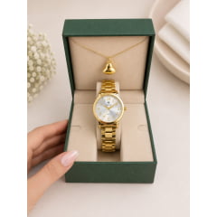 Relógio Feminino Dourado Tuguir TG35098