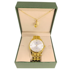 Relógio Feminino Dourado Tuguir TG35117