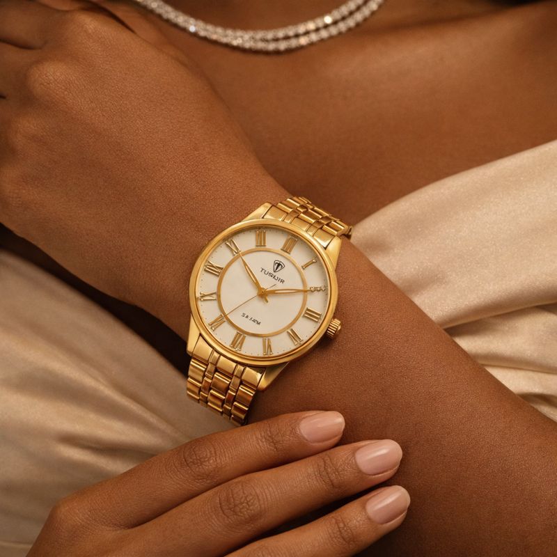 Relógio Feminino Tuguir Dourado Relógio Feminino Tuguir Dourado