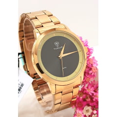 Relógio Feminino Tuguir Dourado TG30009