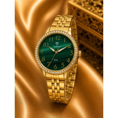 Relógio Feminino Tuguir Dourado TG30380
