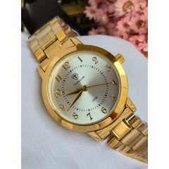 Relógio Feminino Tuguir Dourado TG30392 Relógio Feminino Tuguir Dourado TG30392
