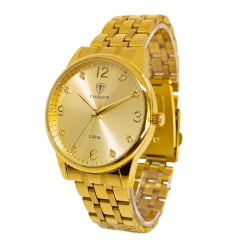 Relógio Feminino Tuguir Dourado TG30420