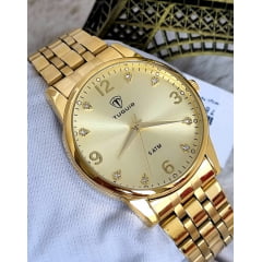 Relógio Feminino Tuguir Dourado TG30420 Relógio Feminino Tuguir Dourado TG30420