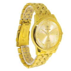 Relógio Feminino Tuguir Dourado TG30421