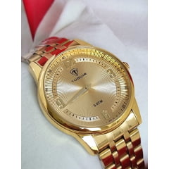 Relógio Feminino Tuguir Dourado TG30421 Relógio Feminino Tuguir Dourado TG30421