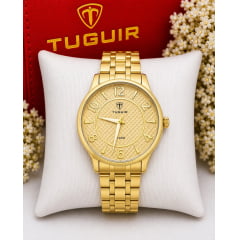 Relógio Feminino Tuguir Dourado TG30424