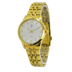 Relógio Feminino Tuguir Dourado TG30430
