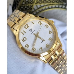 Relógio Feminino Tuguir Dourado TG30434 Relógio Feminino Tuguir Dourado TG30434