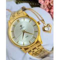 Relógio Feminino Tuguir Dourado TG35122 Relógio Feminino Tuguir Dourado TG35122