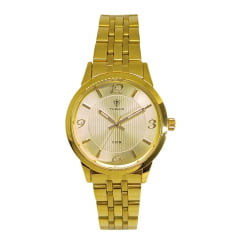 Relógio Feminino Tuguir Dourado TG35127