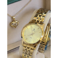 Relógio Feminino Tuguir Dourado TG35127 Relógio Feminino Tuguir Dourado TG35127